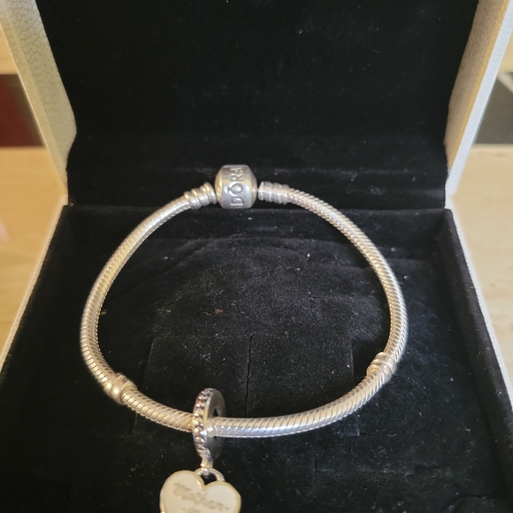 Authentic Pandora Bracelet With Mother-in-law Charm. - Picture 2 of 2